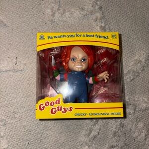 Good Guys Chucky Action Figure - Red Hair and Blue Outfit
